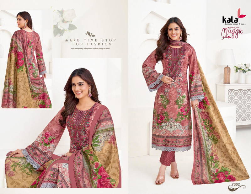 Kala Maggic Vol 22 Karachi Cotton Dress Material Collection